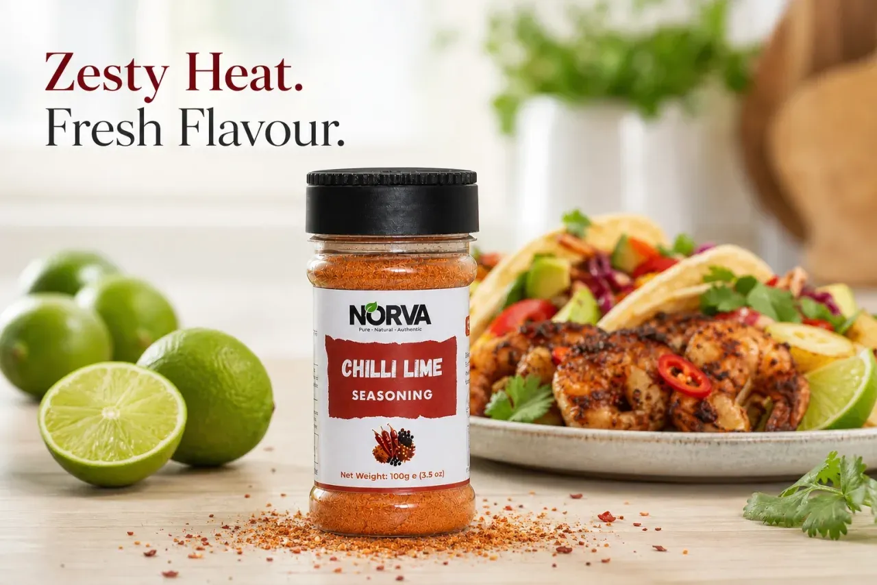 NORVA Chilli Lime Seasoning - Zesty Heat, Fresh Flavour